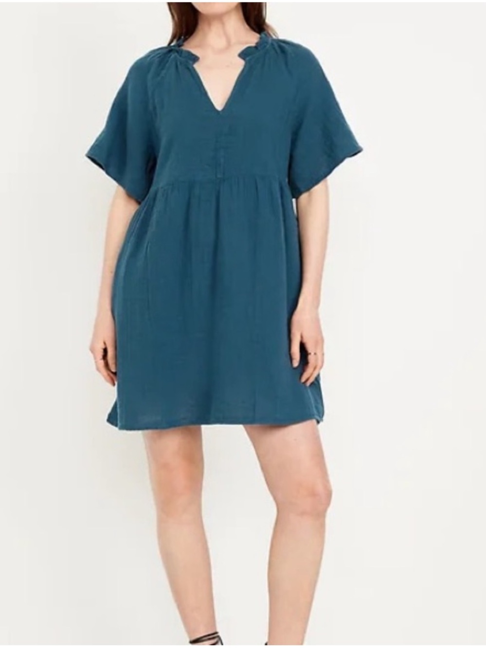 Old Navy Demi Swing Dress in Tidewater | Size Medium